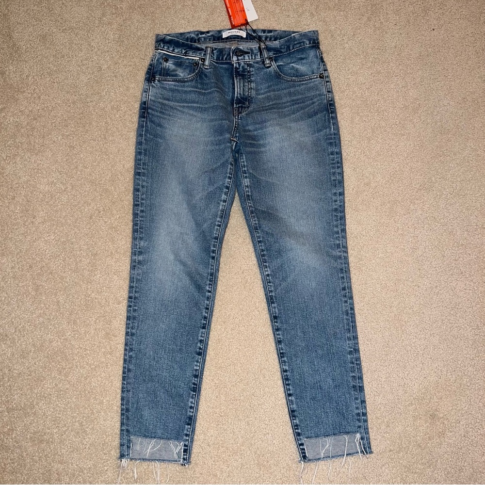 MOUSSY BLOSSOM CUTOFF SKINNY JEANS LIGHT BLUE DENIM NWT SIZE 27